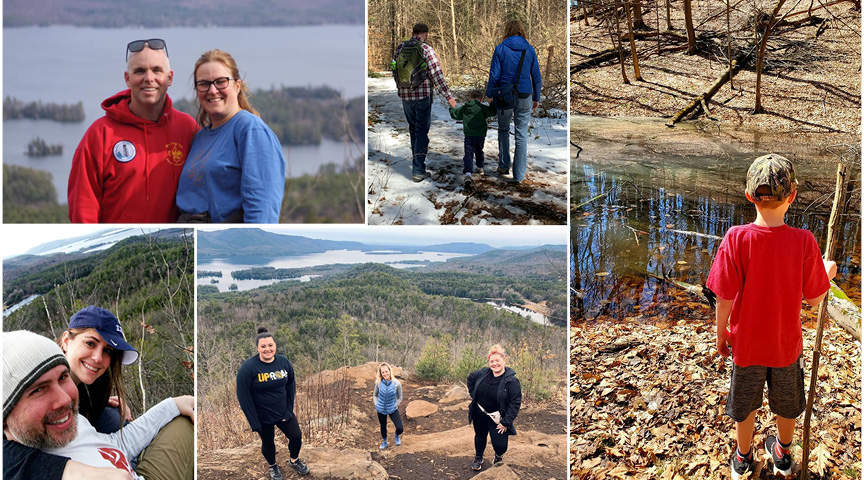 Shared photos of people enjoying some Nature Therapy